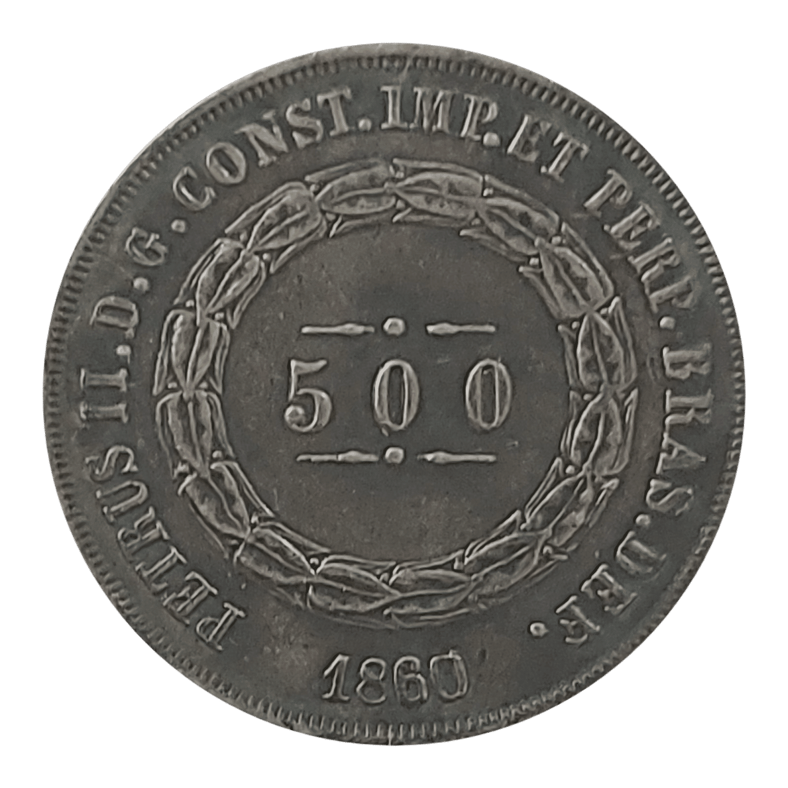 | Casa do Colecionador 500 Réis 1860 Sku 2341