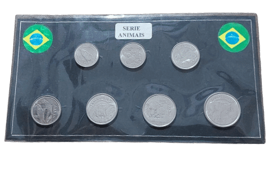 | Casa do Colecionador Blister com moedas da série animais Sku 2359
