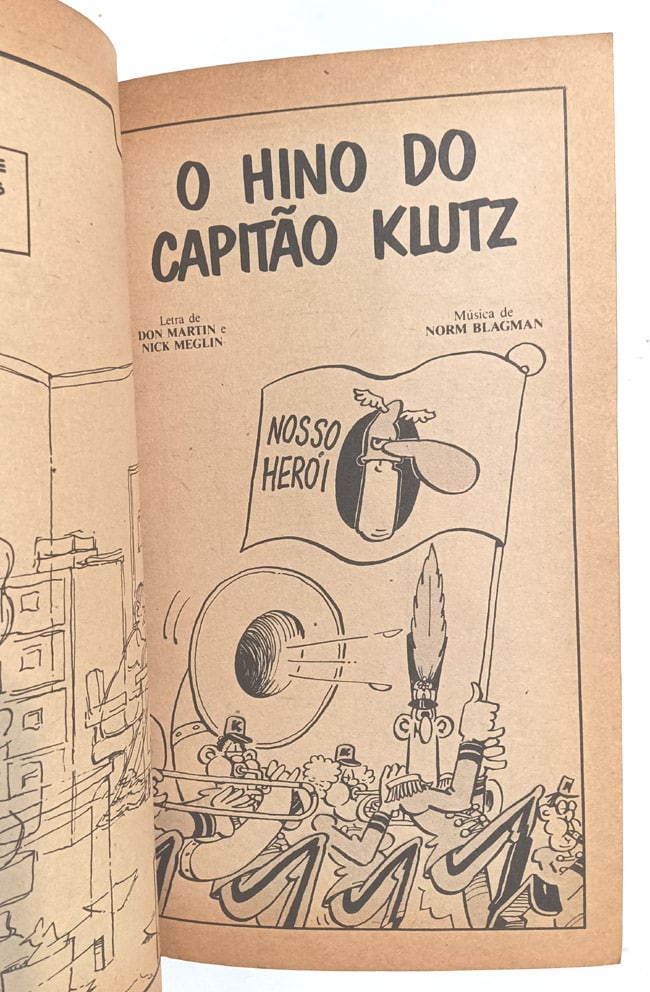 | Casa do Colecionador Capitão Klutz nº 2 - Don Martin – o cara mais maluco do MAD. Record – 1983