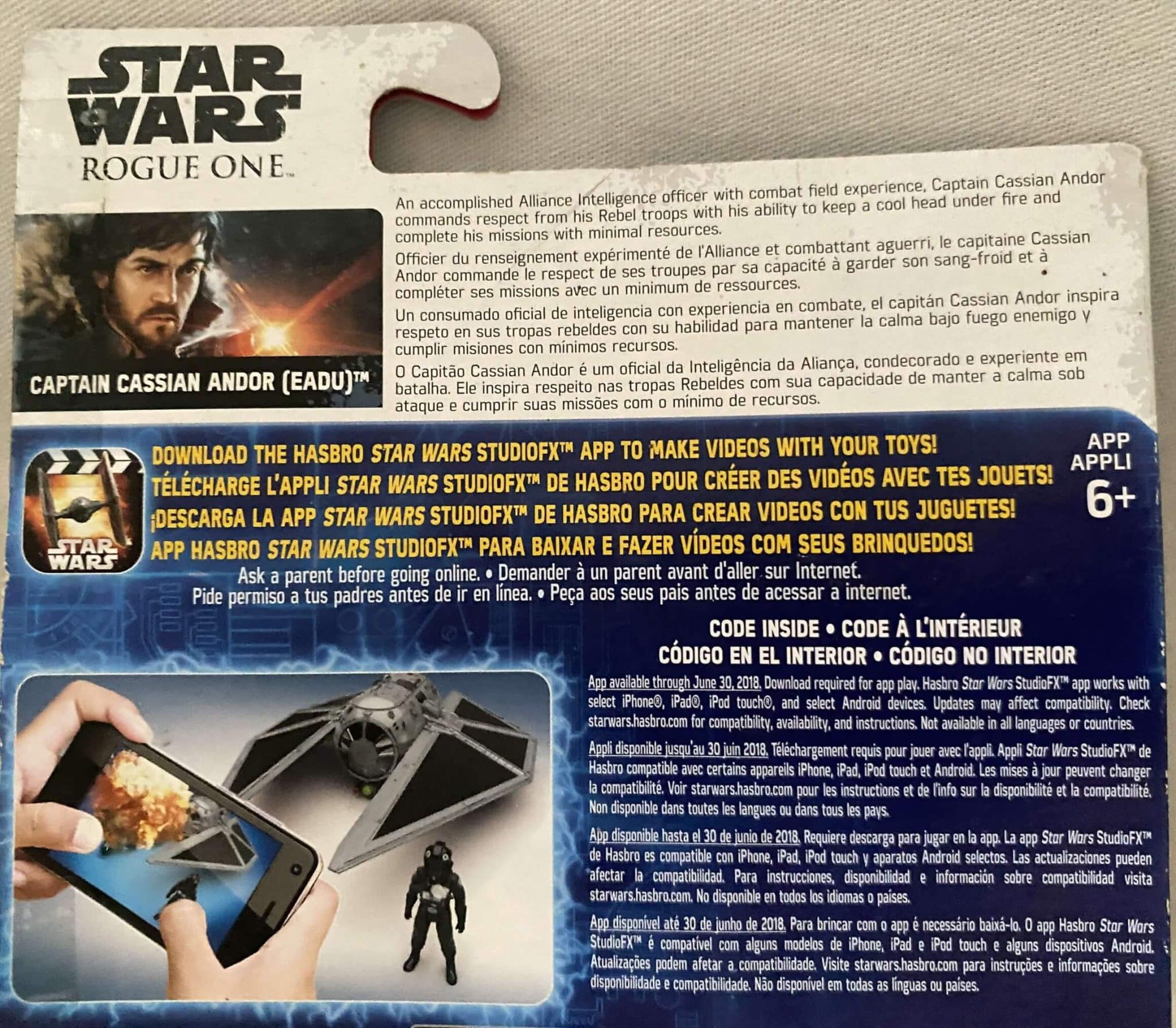 | Casa do Colecionador Captain Cassian Andor (Eadu) - Star Wars Rogue One 2016 - SW1044