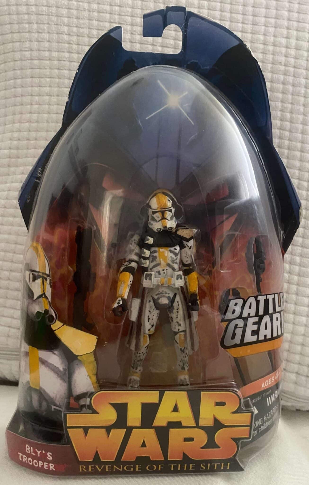 | Casa do Colecionador Clone Commander 327th ROTS 2005 Hasbro Battle Gear - Bly’s Trooper Star Wars Revenge of the Sith 2005