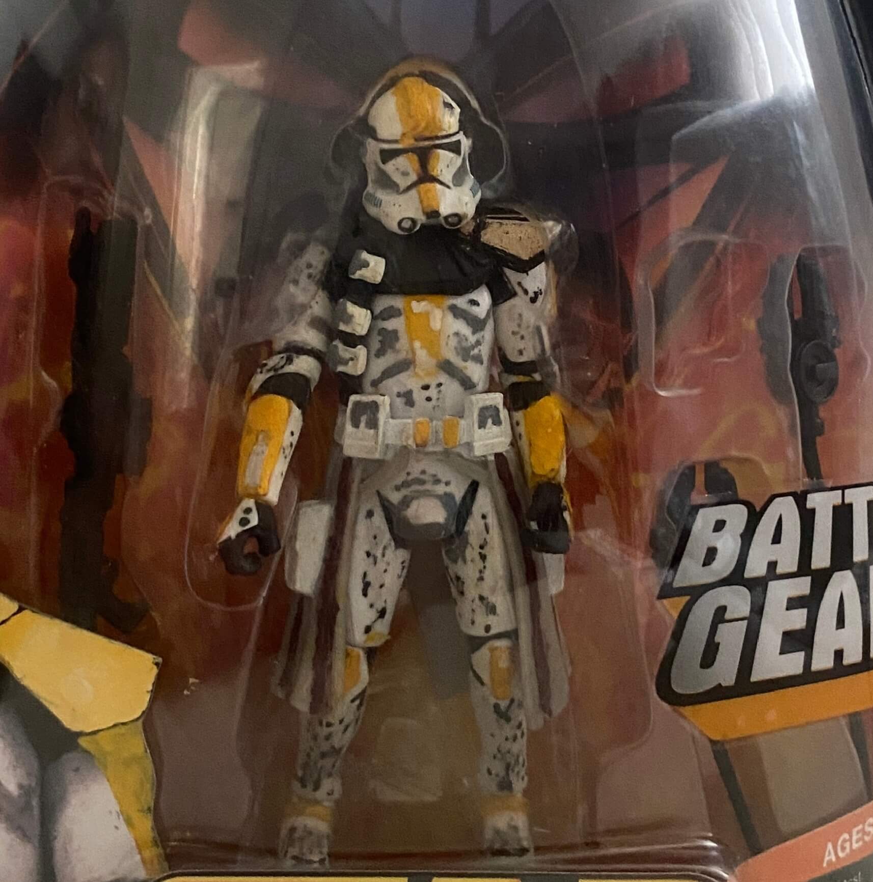 | Casa do Colecionador Clone Commander 327th ROTS 2005 Hasbro Battle Gear - Bly’s Trooper Star Wars Revenge of the Sith 2005