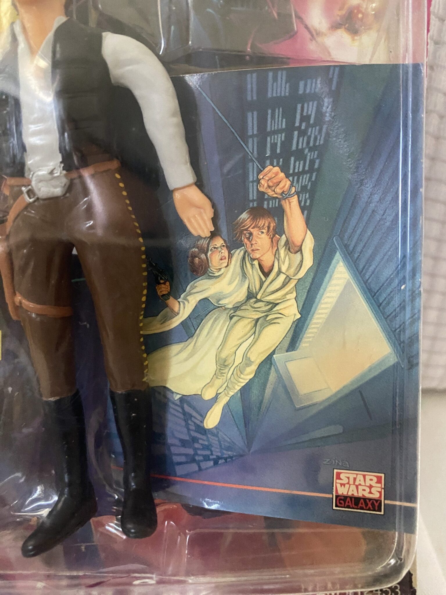 | Casa do Colecionador Han Solo - Star Wars Bend-Ems - Just Toys - Inclui Trading Card Topps -1994