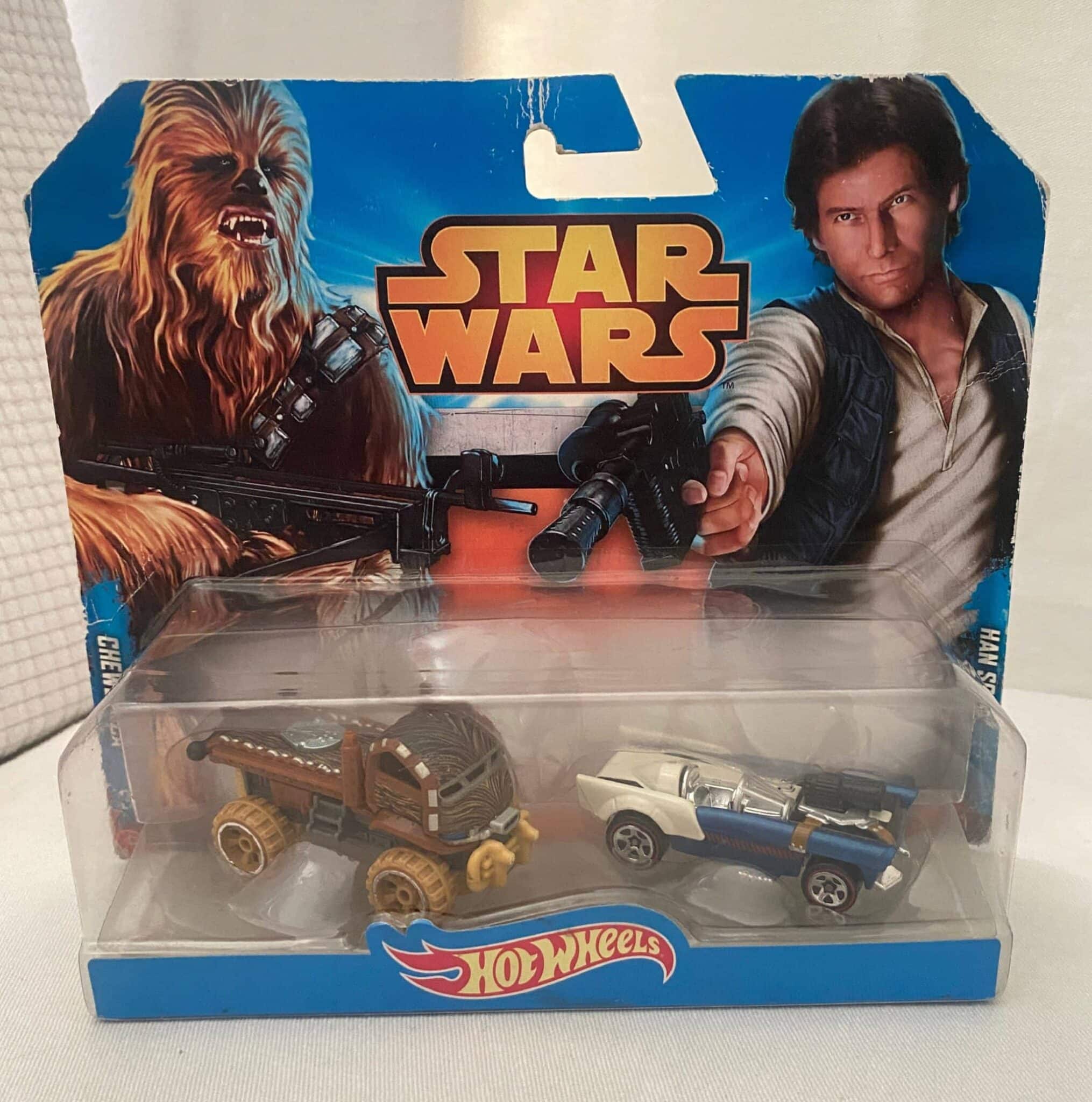 | Casa do Colecionador Lote Hot Wheels Star Wars - Rey's Speeder + Han Solo & Chewbacca (2-Pack) - Mattel 2014/2015