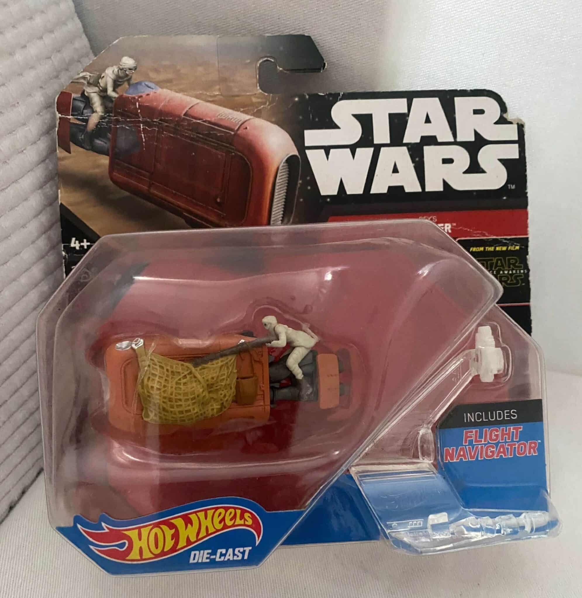 | Casa do Colecionador Lote Hot Wheels Star Wars - Rey's Speeder + Han Solo & Chewbacca (2-Pack) - Mattel 2014/2015