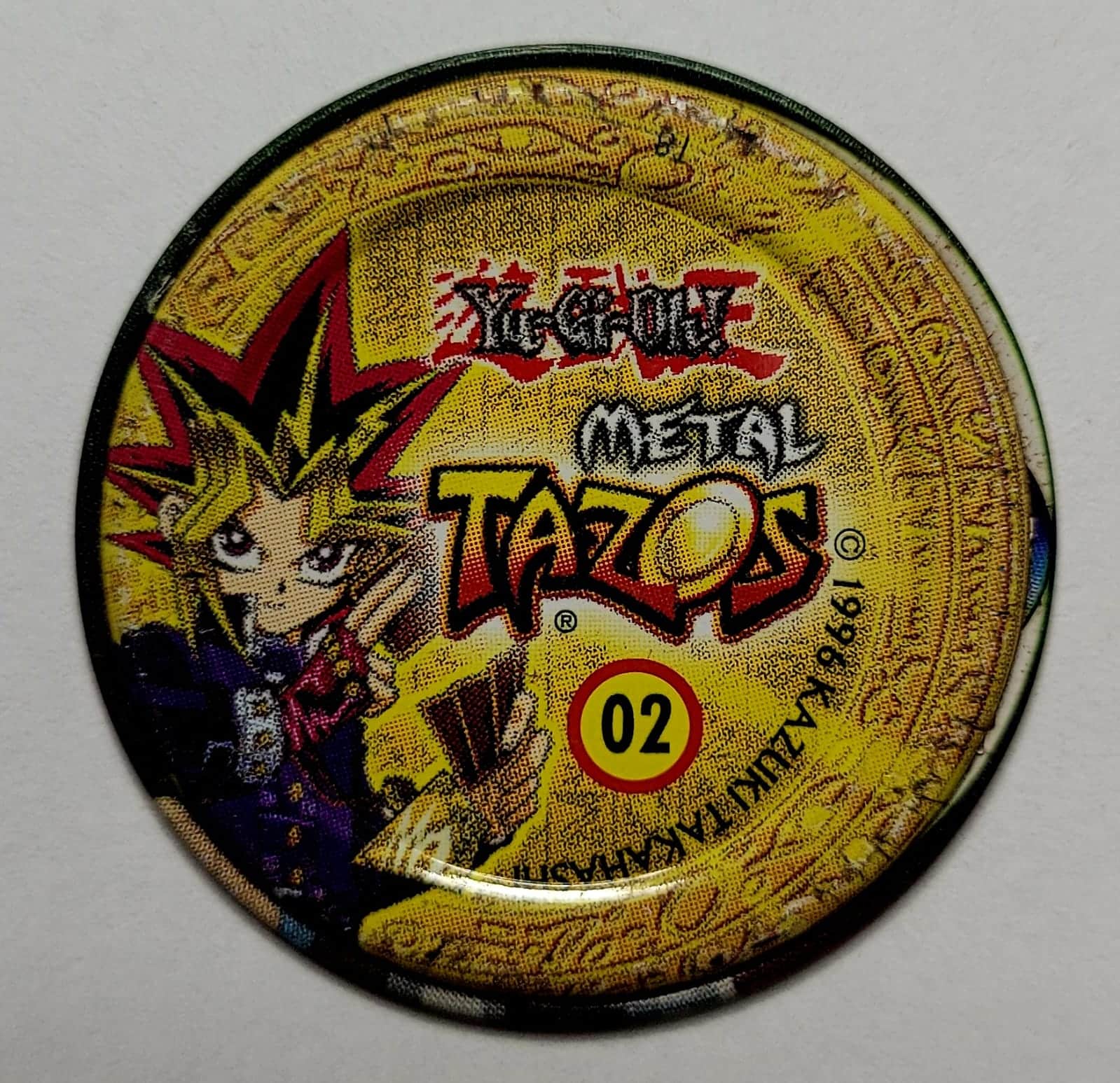 | Casa do Colecionador Metal Tazo Yu-Gi-Oh! Nº 02 - Yami Bakura - Elma Chips - 2003