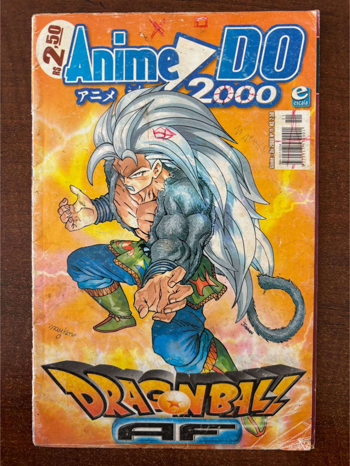 | Casa do Colecionador Revista Anime Do 2000 - N 11