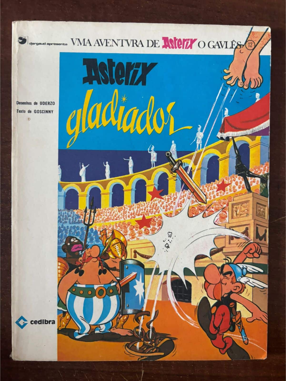 | Casa do Colecionador Revista Asterix N 12 - Asterix Gladiador