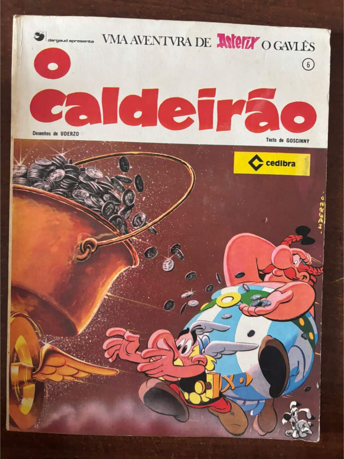 | Casa do Colecionador Revista Asterix N 6 - O Caldeirão