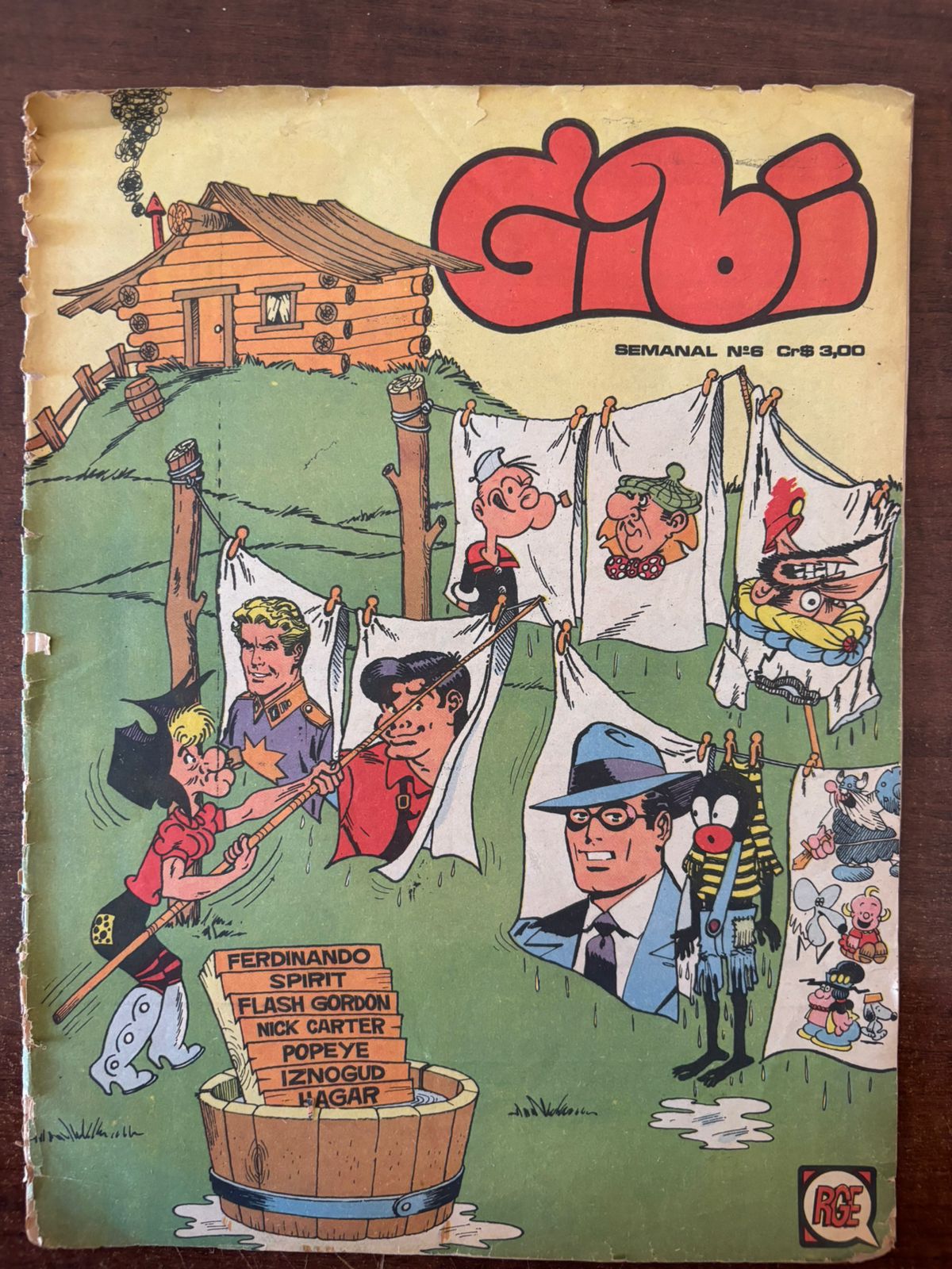 | Casa do Colecionador Revista Gibi Semanal - N 6