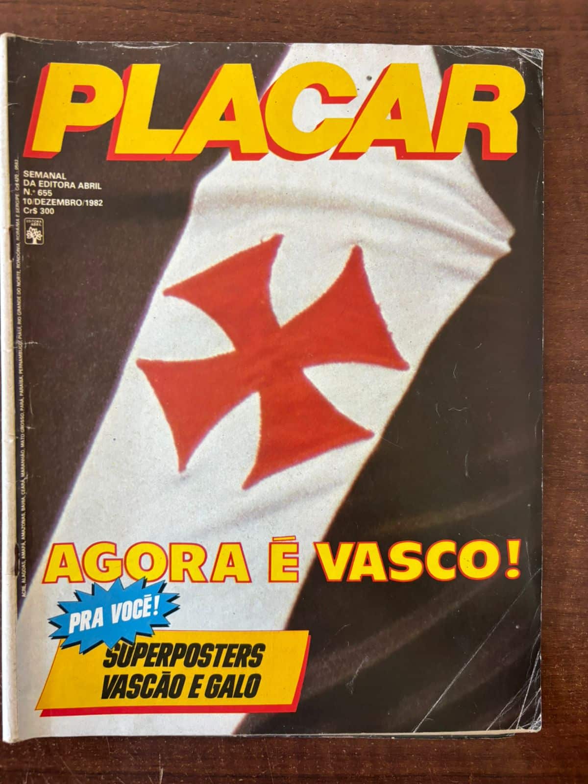 | Casa do Colecionador Revista Placar - N 655 - Dezembro 1982