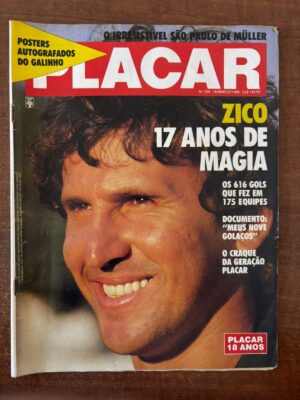 Revista Placar N - 928 - Março 1988 ( Zico )