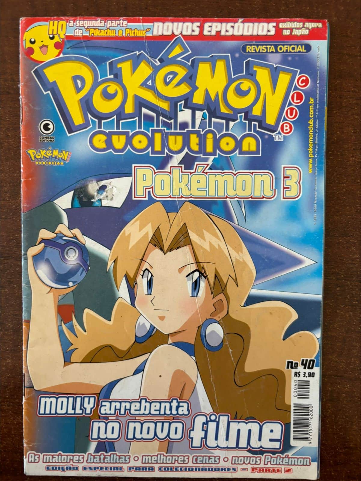 | Casa do Colecionador Revista Pokémon Evolution - N 40