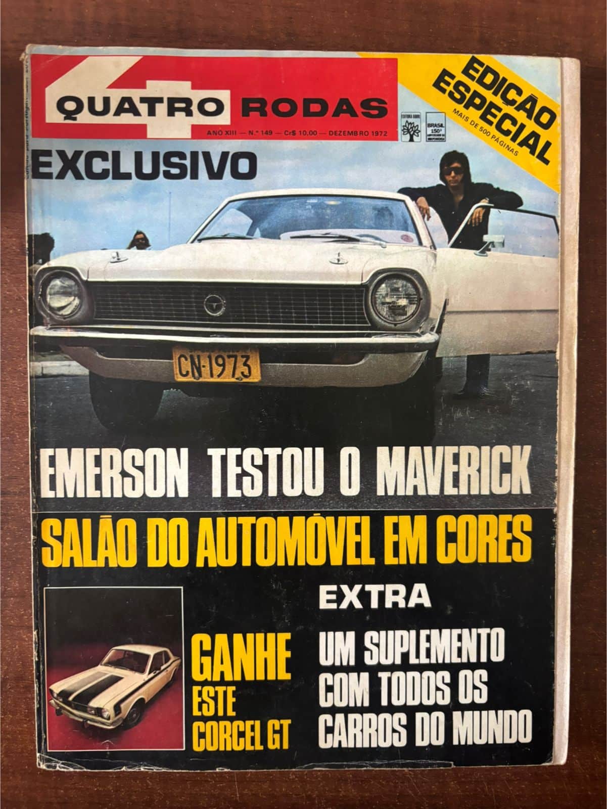 | Casa do Colecionador Revista Quatro Rodas N - 149 - Dezembro 1972