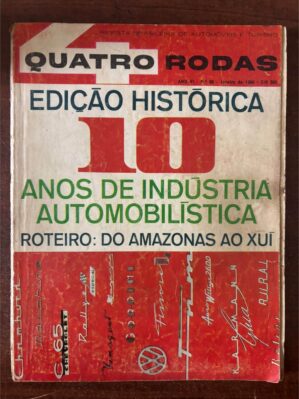 Revista Quatro Rodas N 66 - Edição Histórica - Janeiro 1966