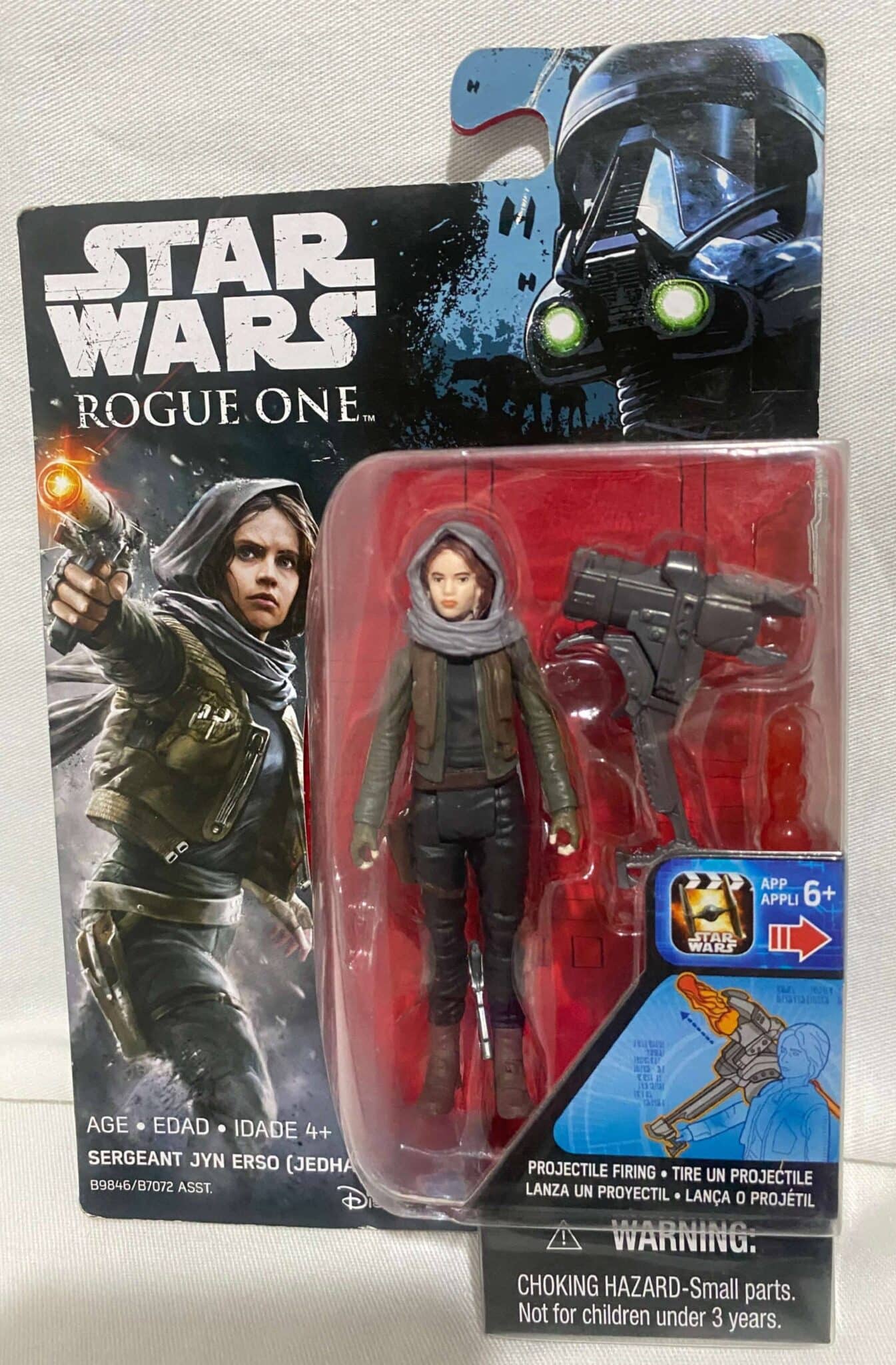 | Casa do Colecionador Sergeant Jyn Erso (Jedha) Rogue One Star Wars Hasbro 2016 - SW1049
