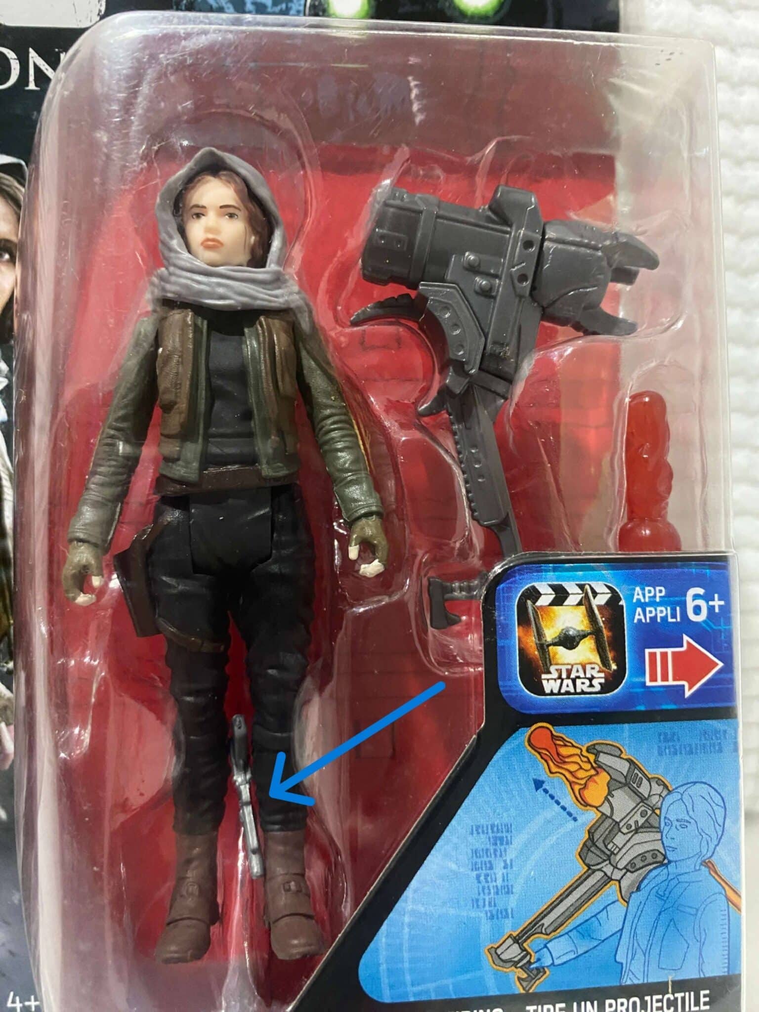 | Casa do Colecionador Sergeant Jyn Erso (Jedha) Rogue One Star Wars Hasbro 2016 - SW1049