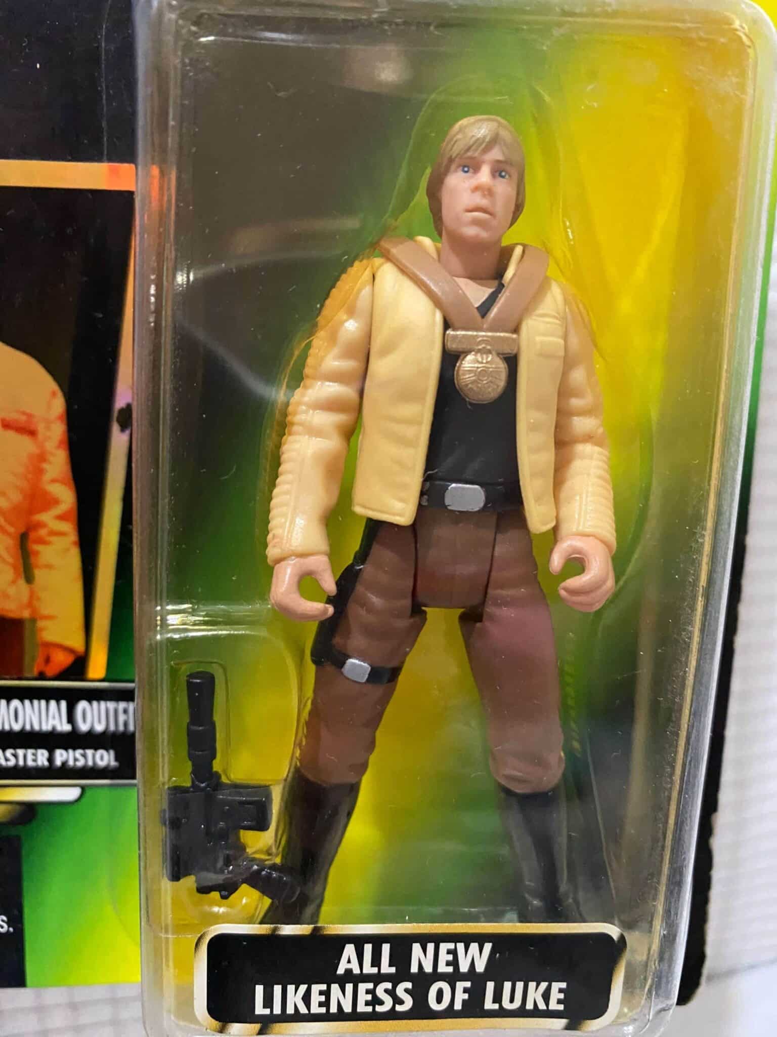 | Casa do Colecionador Star Wars Luke Skywalker Ceremonial Outfit Power Of The Force Kenner 1996 Lacrado