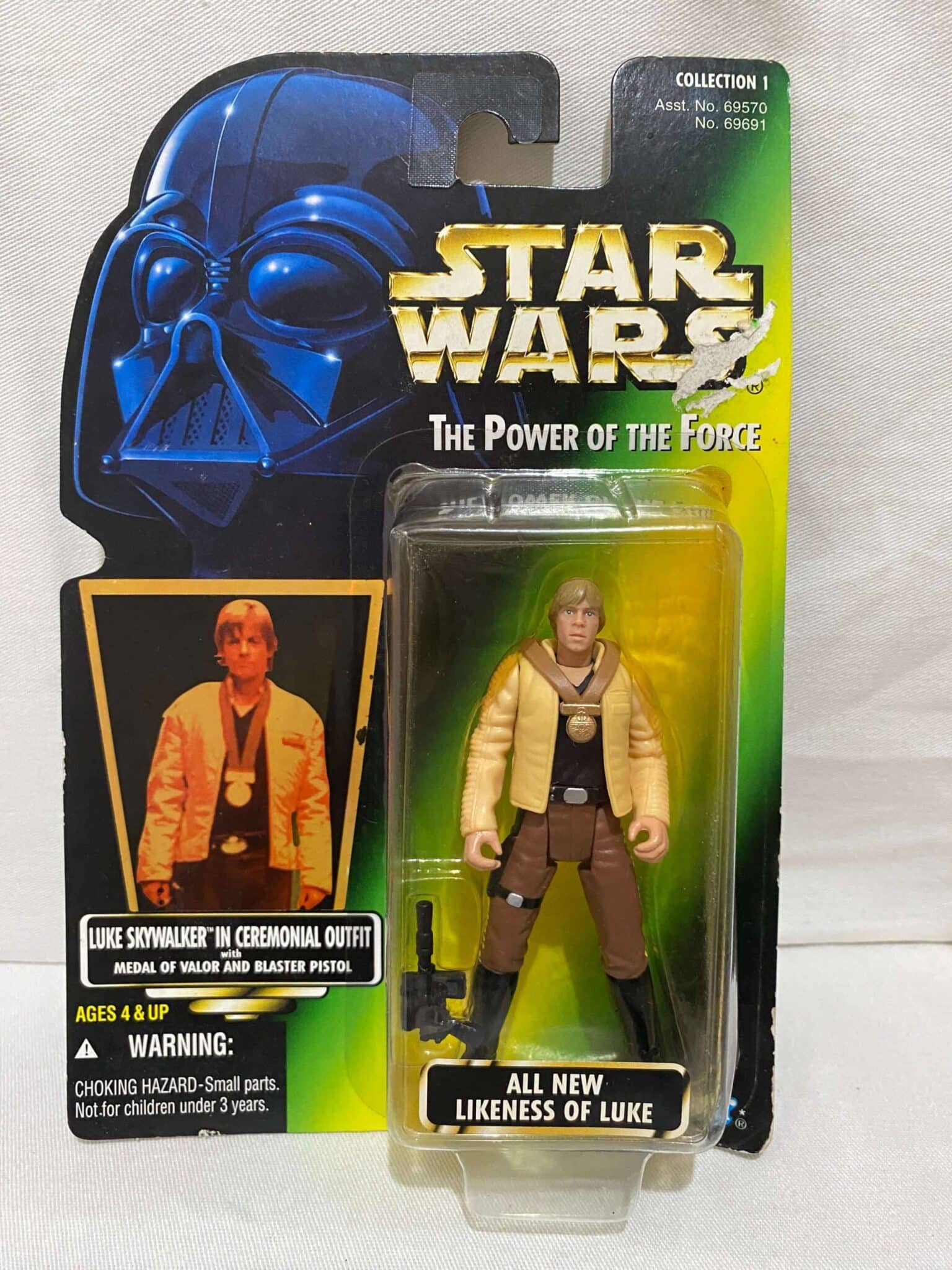 | Casa do Colecionador Star Wars Luke Skywalker Ceremonial Outfit Power Of The Force Kenner 1996 Lacrado