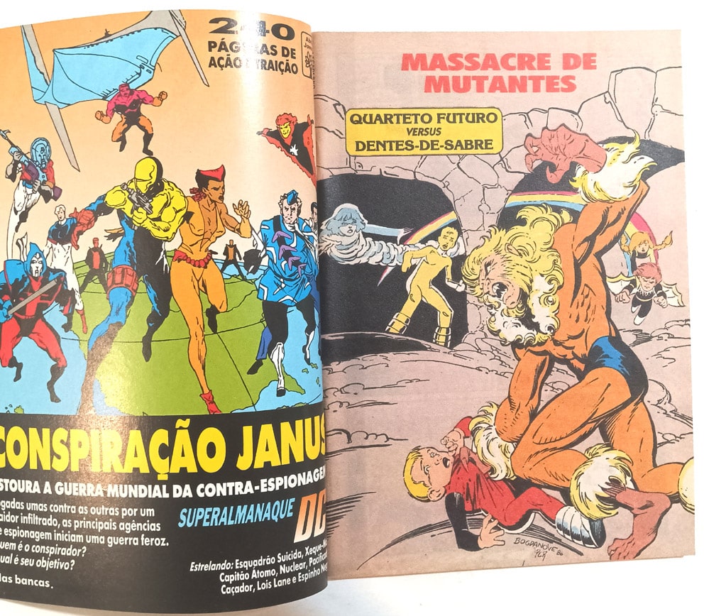 | Casa do Colecionador X-Men 1ª série, Massacre de Mutantes - n° 31,32,33 e 34. Abril- 1991.