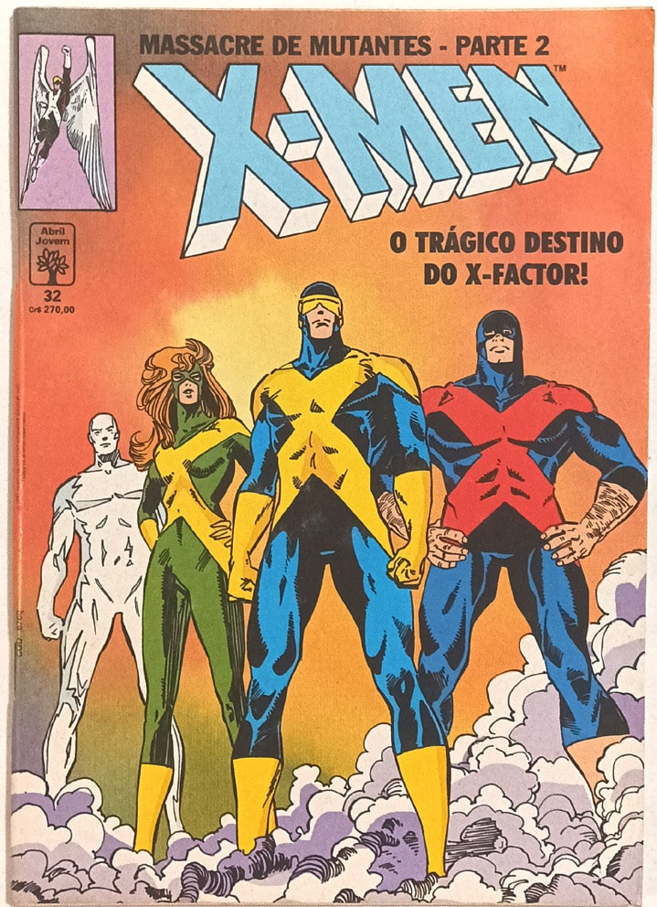 | Casa do Colecionador X-Men 1ª série, Massacre de Mutantes - n° 31,32,33 e 34. Abril- 1991.