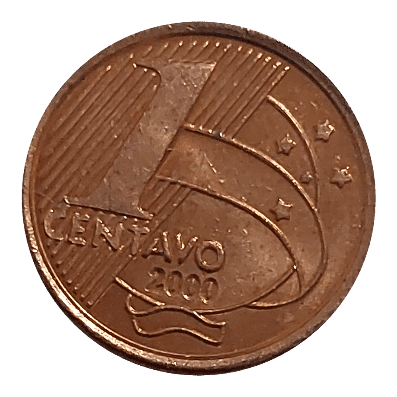 | Casa do Colecionador 1 Centavo 2000 FC com Anomalia Sku 2387