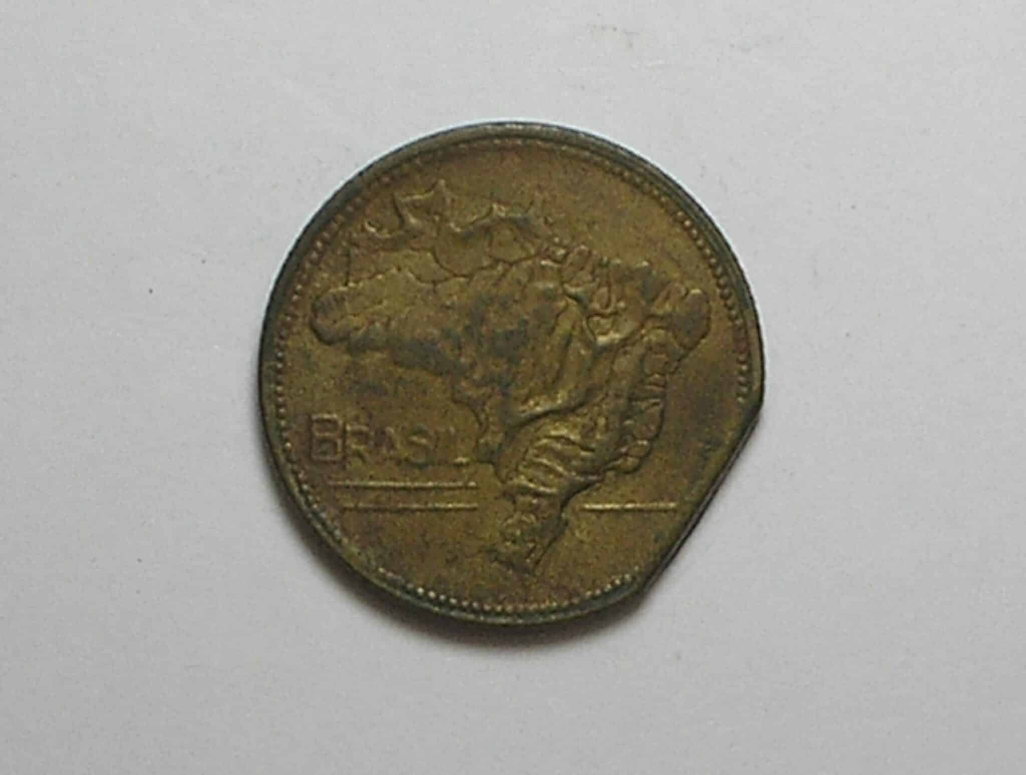| Casa do Colecionador 1 Cruzeiro - 1945 com final de chapa - peça pra coleção