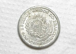 1 Cruzeiro - 1960 / Reverso Quase Horizontal / Raro de encontrar / Soberba / Rara / Alb.Rev.