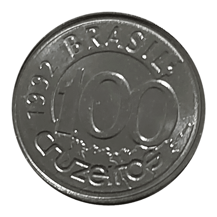 | Casa do Colecionador 100 Cruzeiros 1992 FC Sku 2382