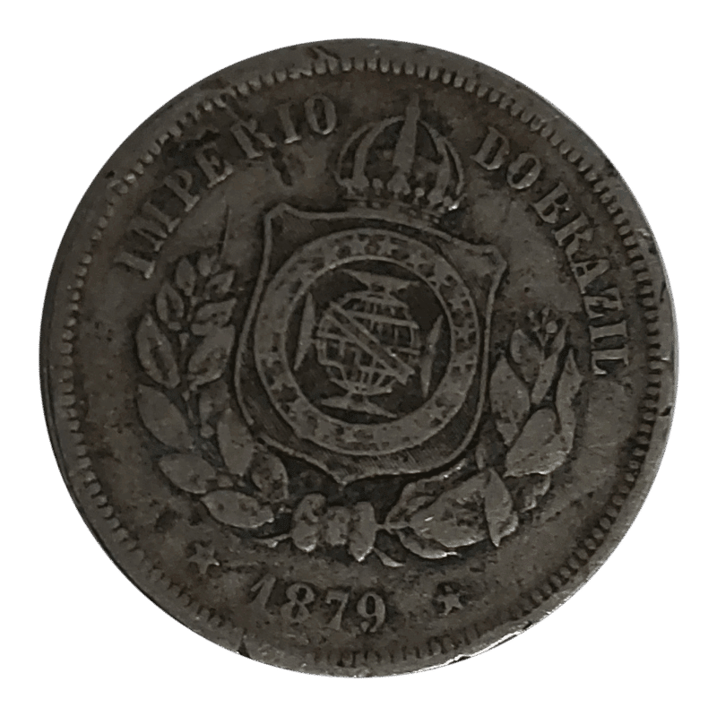 100 Réis 1879 *escassa* Sku 2432