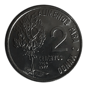 2 Centavos 1977 Sob/FC Sku 2415