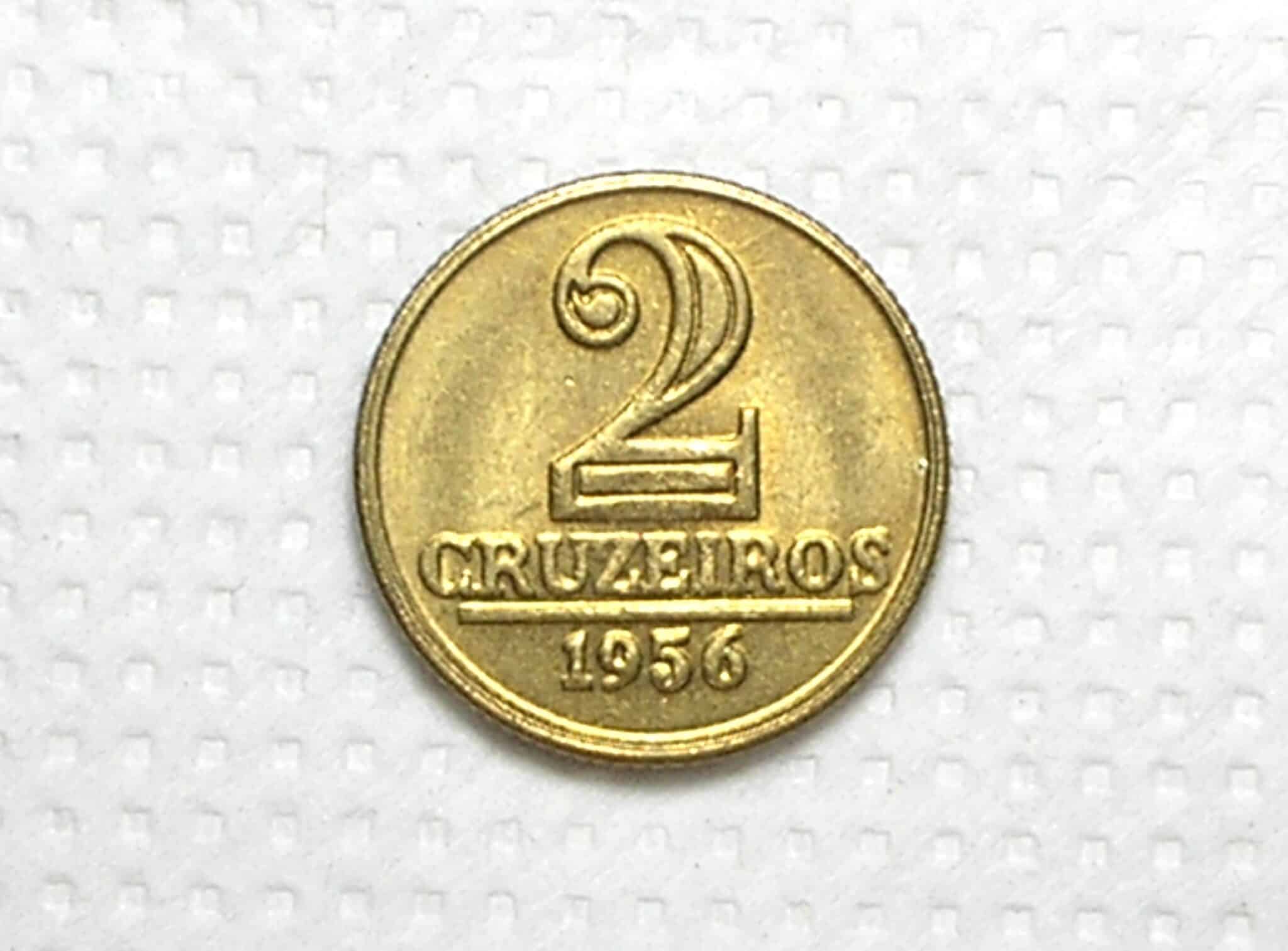 | Casa do Colecionador 2 Cruzeiros - 1956 / Módulo menor / Sob/Fc / cod.430.2