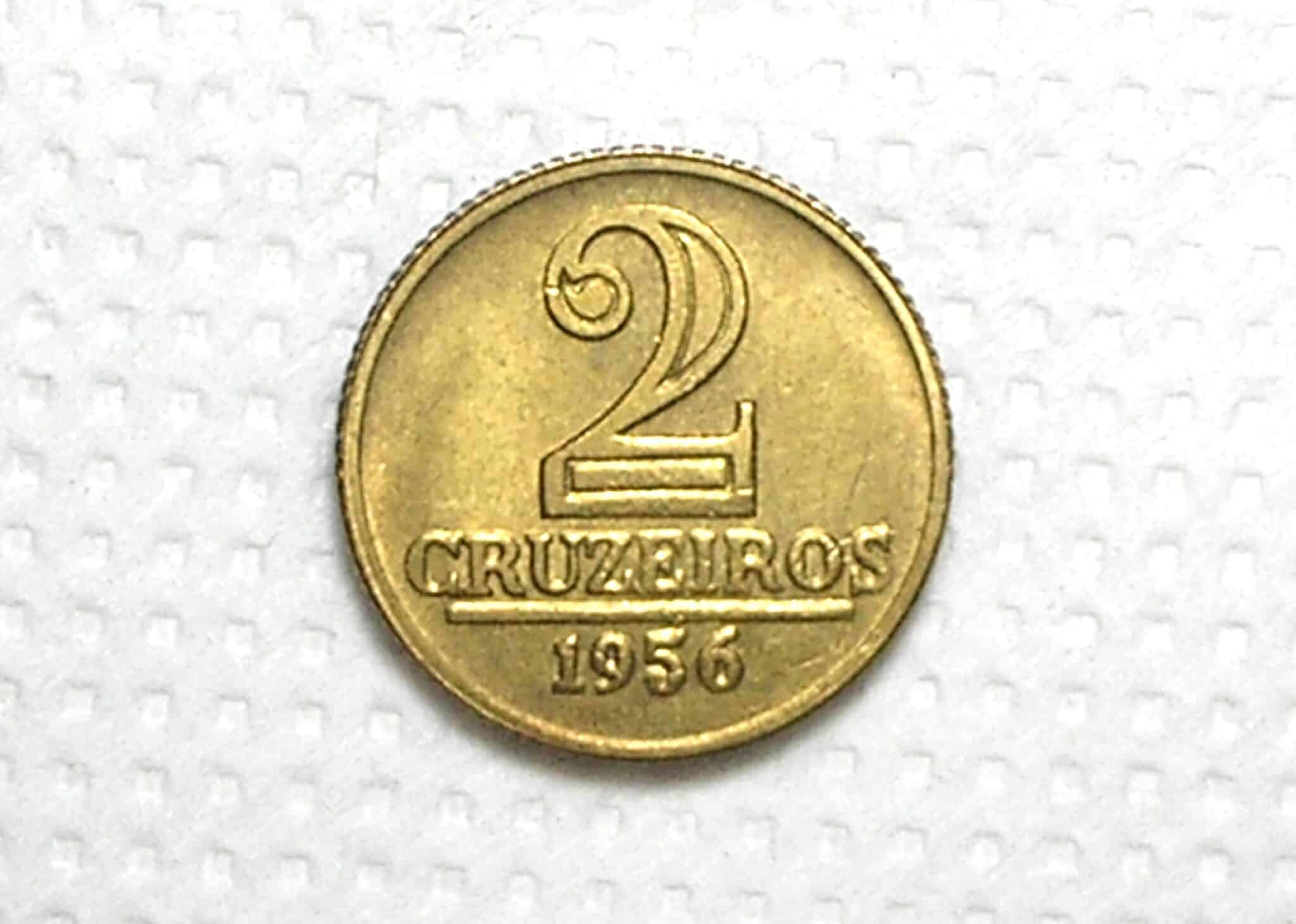 | Casa do Colecionador 2 Cruzeiros - 1956 / Módulo menor / Sob/Fc / cod.430.3