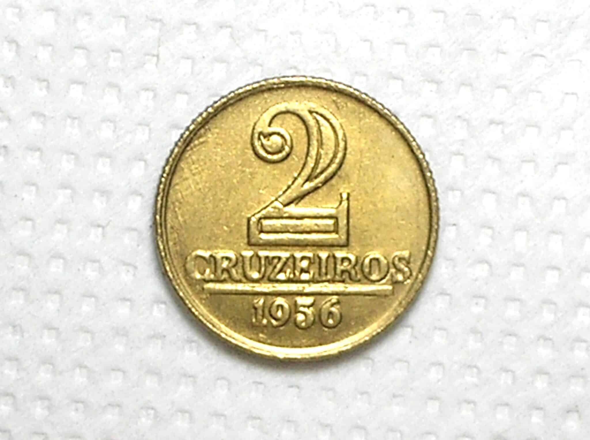 | Casa do Colecionador 2 Cruzeiros - 1956 / Módulo menor / Sob/Fc / cod.430.4