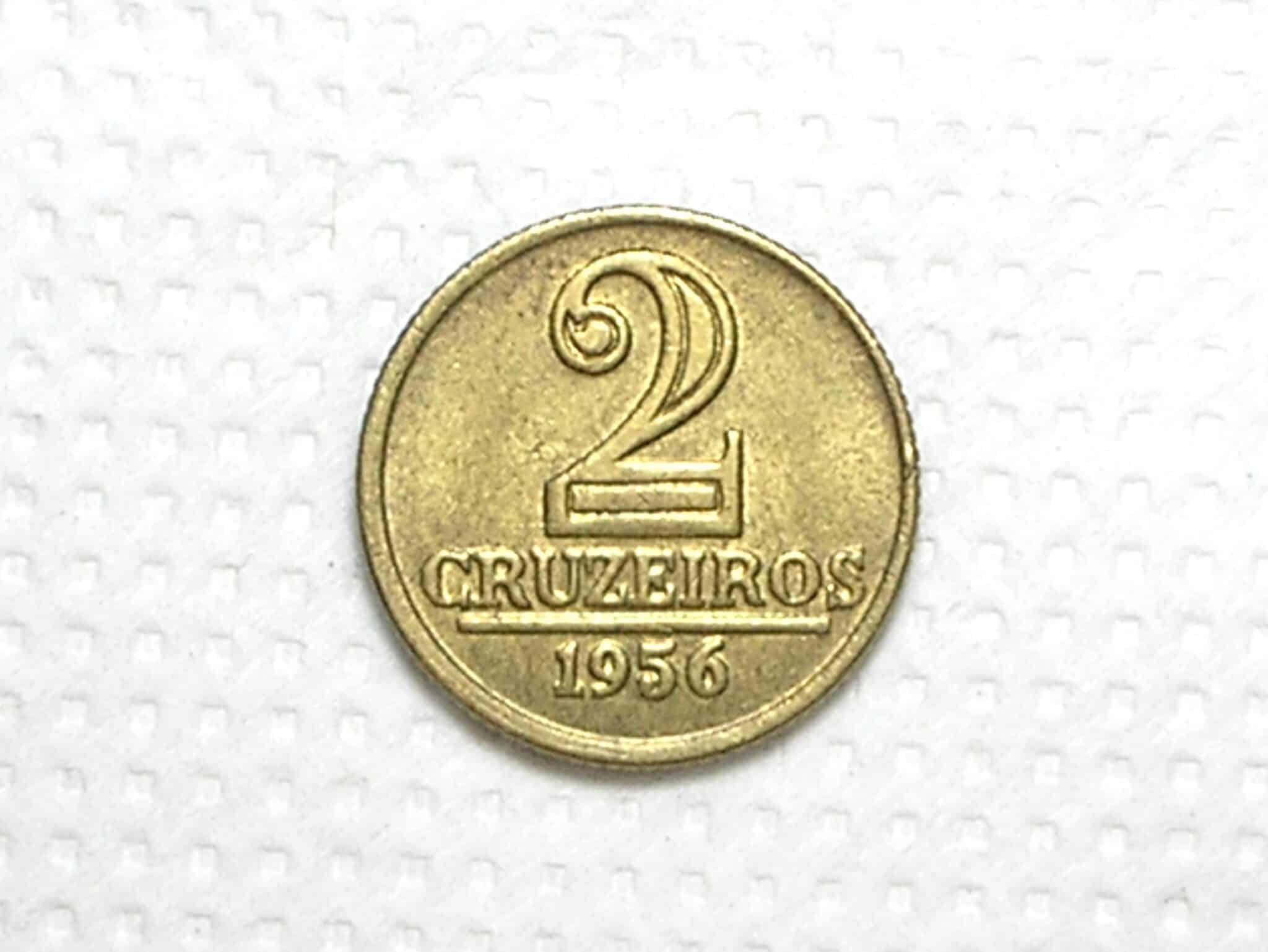 | Casa do Colecionador 2 Cruzeiros - 1956 / Módulo menor / Sob/Fc / cod.430.5