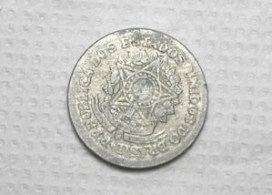 2 Cruzeiros 1960 / Reverso Muito Inclinado / Raro aparecer / Mbc / Alb.Rev.