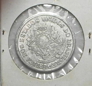 2 Cruzeiros 1960 / Reverso Muito Inclinado / Raro aparecer / Soberba / Alb.Rev.
