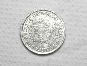 2 Cruzeiros 1961 / *Reverso Horizontal Esquerda / Raro / Soberba / Alb.Rev.