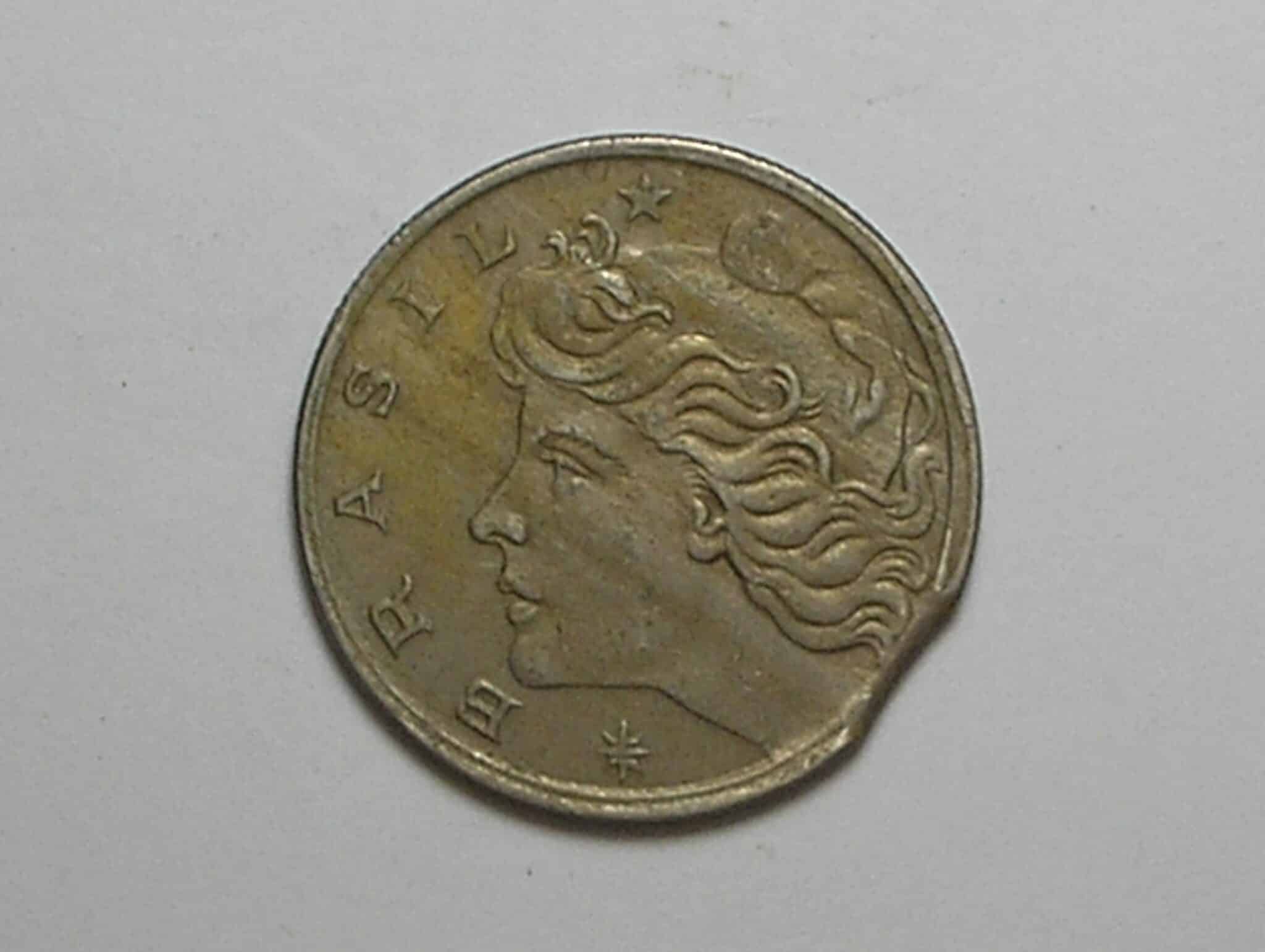 | Casa do Colecionador 20 Centavos - 1970 com final de chapa - peça pra coleção
