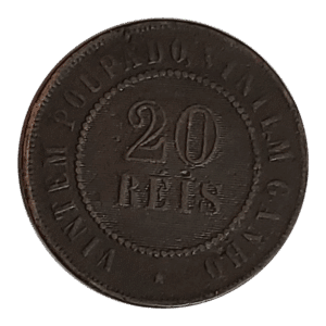 20 Réis 1893 *Escassa* Sku 2410