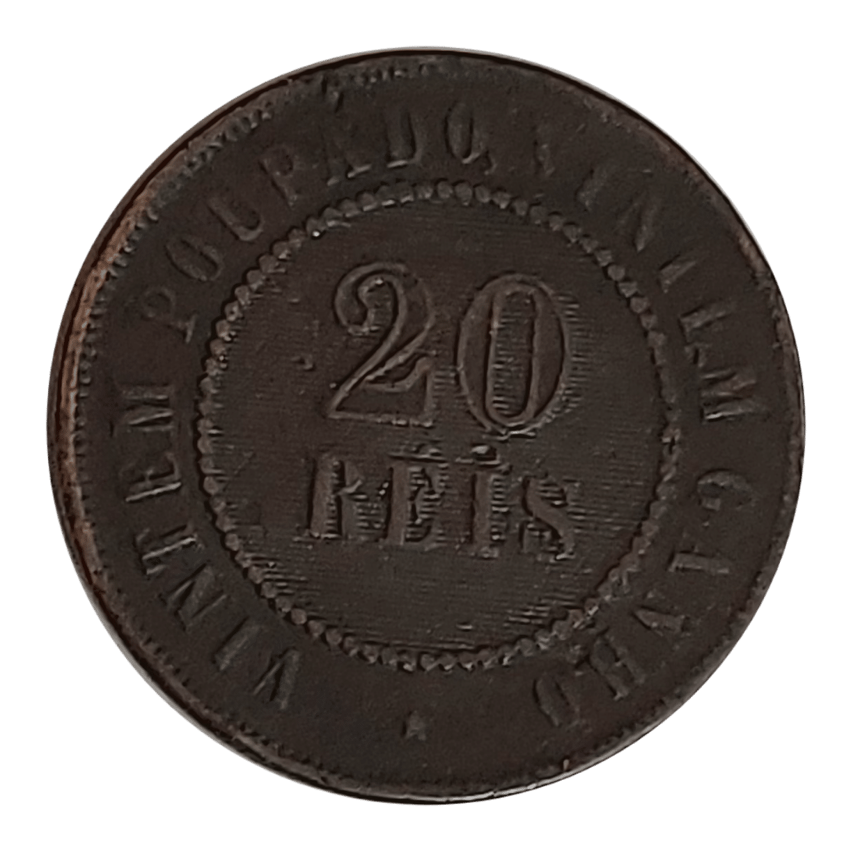 | Casa do Colecionador 20 Réis 1893 *Escassa* Sku 2410