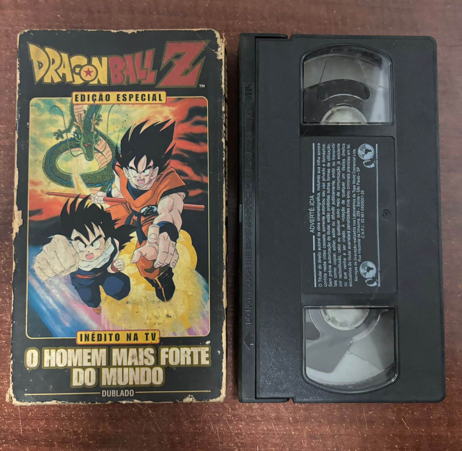 | Casa do Colecionador Fita VHS Dragon Ball Z - O Homem Mais Forte do Mundo