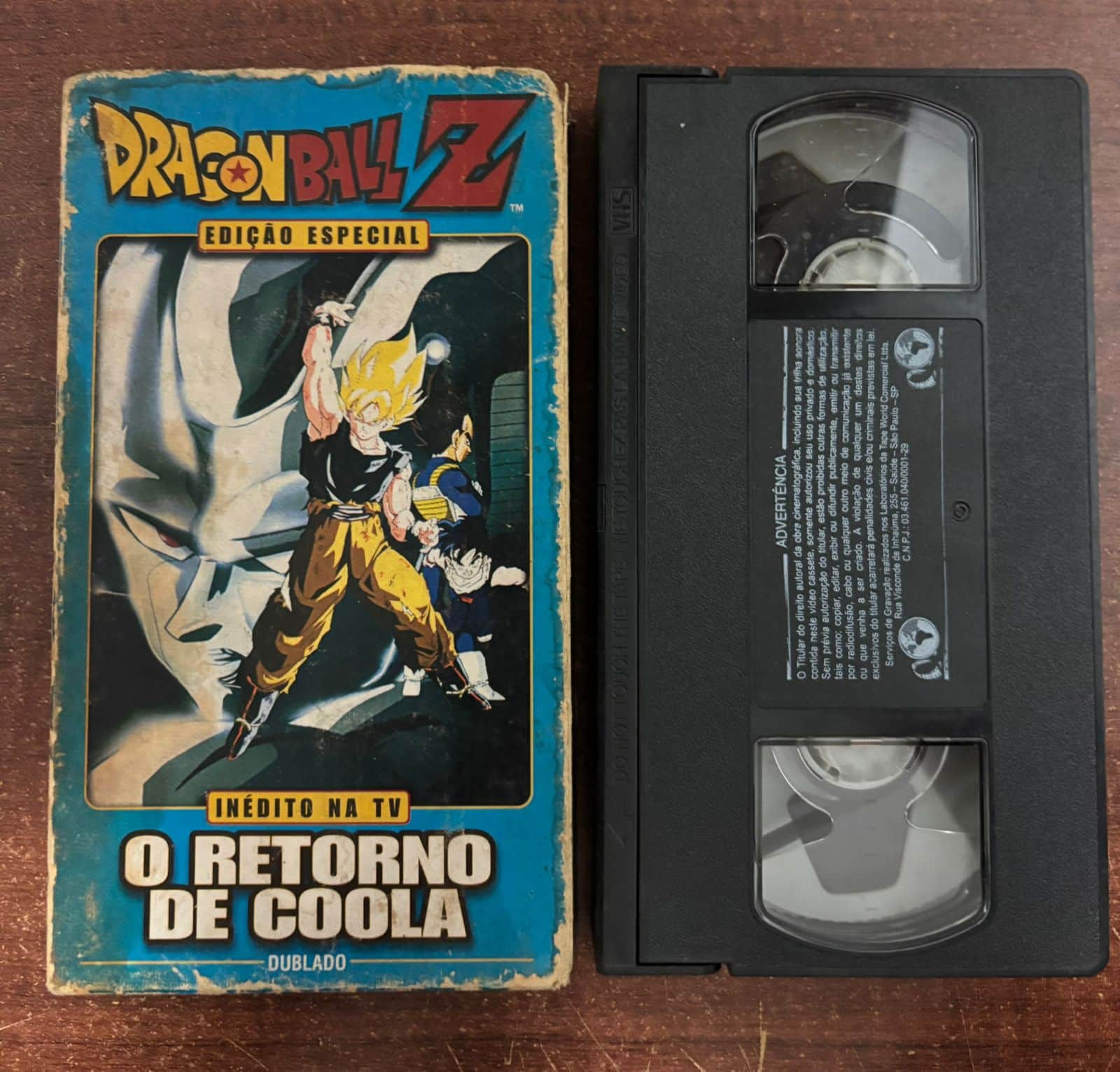 | Casa do Colecionador Fita VHS Dragon Ball Z - O Retorno do Coola