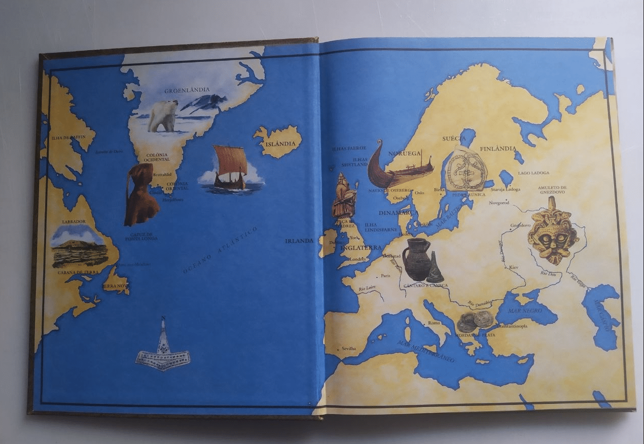 | Casa do Colecionador Livro Time Life "Os Vicking: intrépidos navegantes do norte"