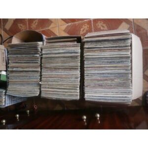 Lote aleatório com 10 discos de vinil LP