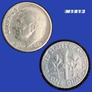 Moeda EUA - One Dime - Cobre revestido Cupro-Níquel - 2,27g - 17,91mm - 1965 - M1813