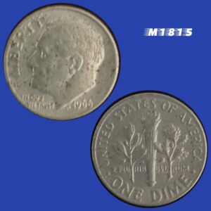 Moeda EUA - One Dime - Cobre revestido Cupro-Níquel - 2,27g - 17,91mm - 1966 - M1815