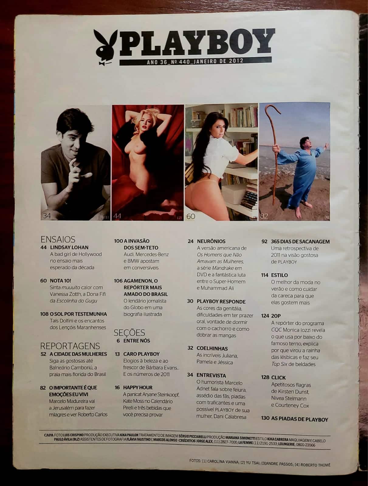 | Casa do Colecionador Playboy Nº 440 | Vanessa Zotth - A Dona Fifi | Capa Exclusiva de Assinante | Janeiro 2012