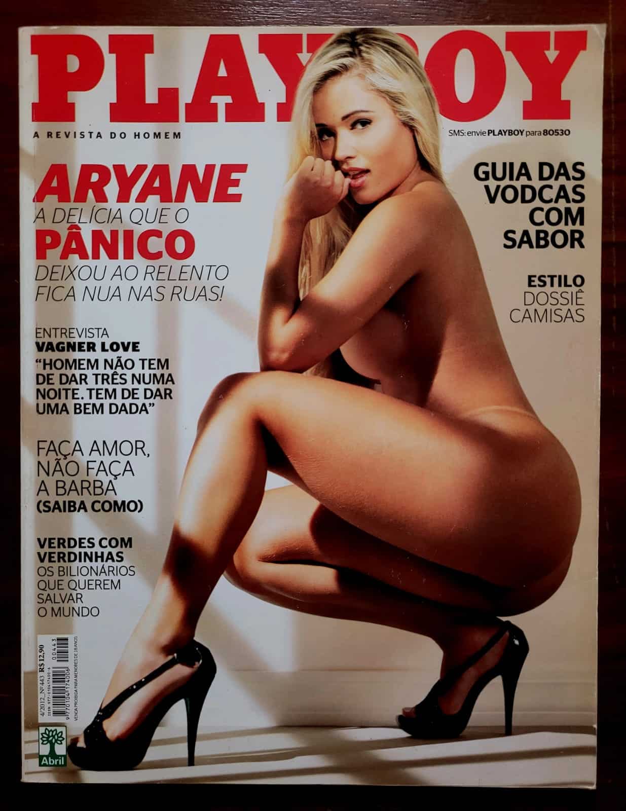 | Casa do Colecionador Playboy Nº 443 | Aryane Steinkopf | Panicat do Pânico | Abril 2012