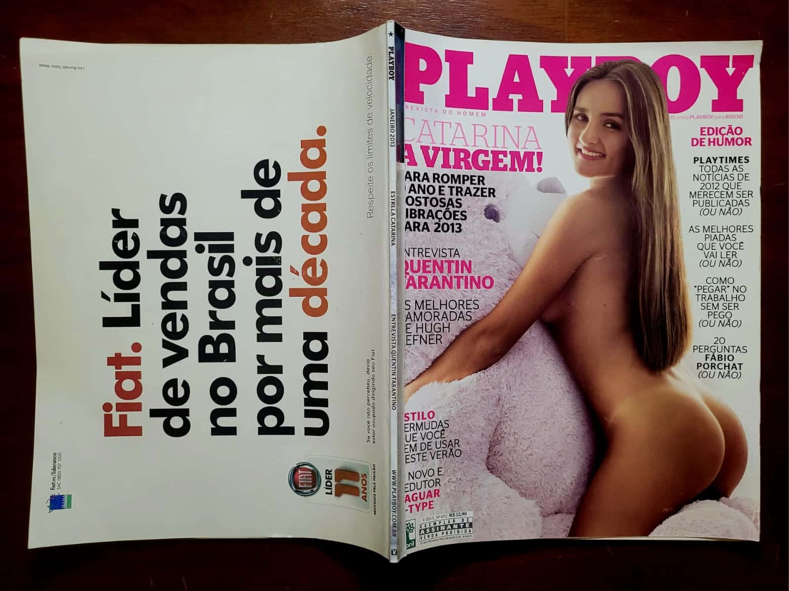 | Casa do Colecionador Playboy Nº 452 | Catarina Migliorini | A Virgem do Leilão | Janeiro/2013